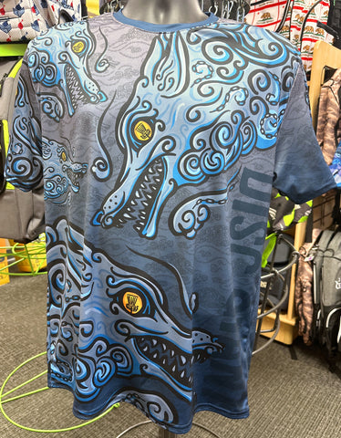 Copy of Jersey - Wind Wolves - Wall To Wall Full Color - DISC GOLF Jersey - BLUE